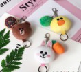 韓國Line Friends 可伸縮公仔鑰匙圈